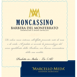 Moncassino 2018 - Azienda Agricola Marcello Meda