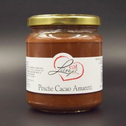 Pesche cacao ed amaretti 280 gr.