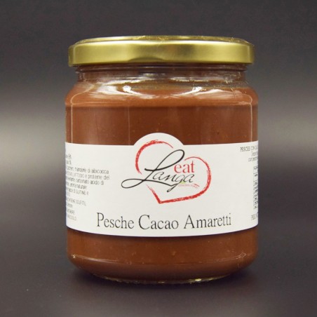 Pesche cacao ed amaretti 280 gr.