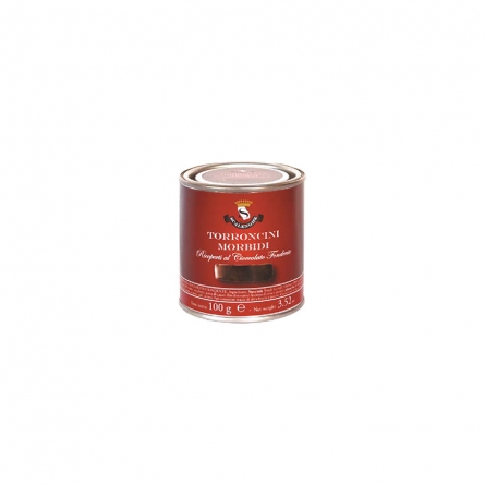 Barattolo torroncini ricoperti al cioccolato 100 gr
