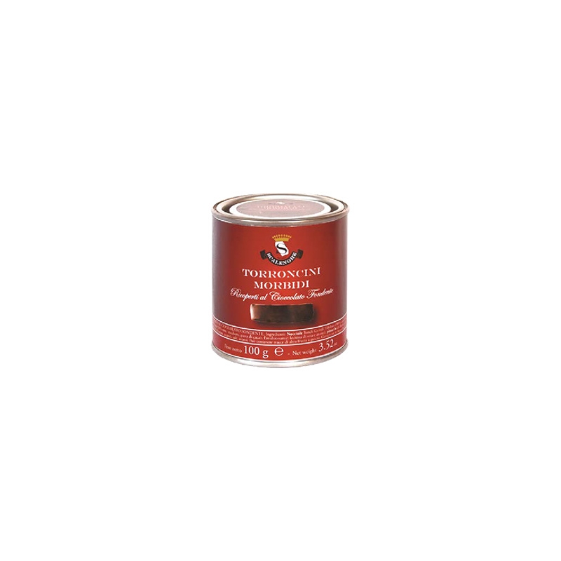 Barattolo torroncini ricoperti al cioccolato 100 gr