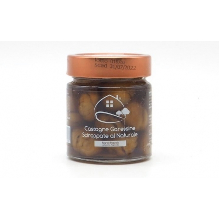 Castagne garessine sciroppate al naturale 280 gr