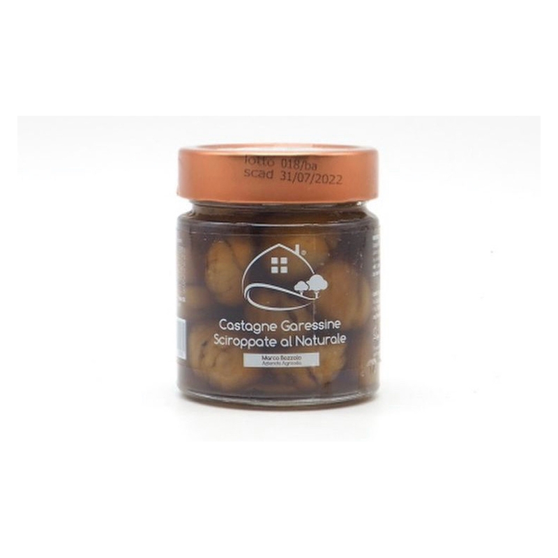 Castagne garessine sciroppate al naturale 280 gr