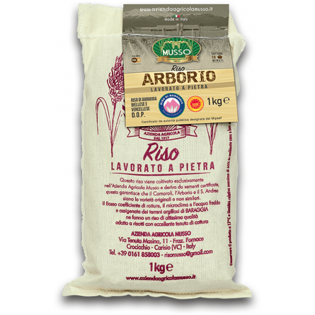 Riso Arborio Musso da 1 kg