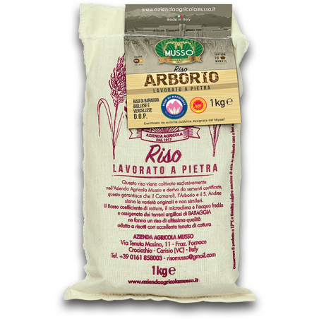 Riso Arborio Musso da 1 kg