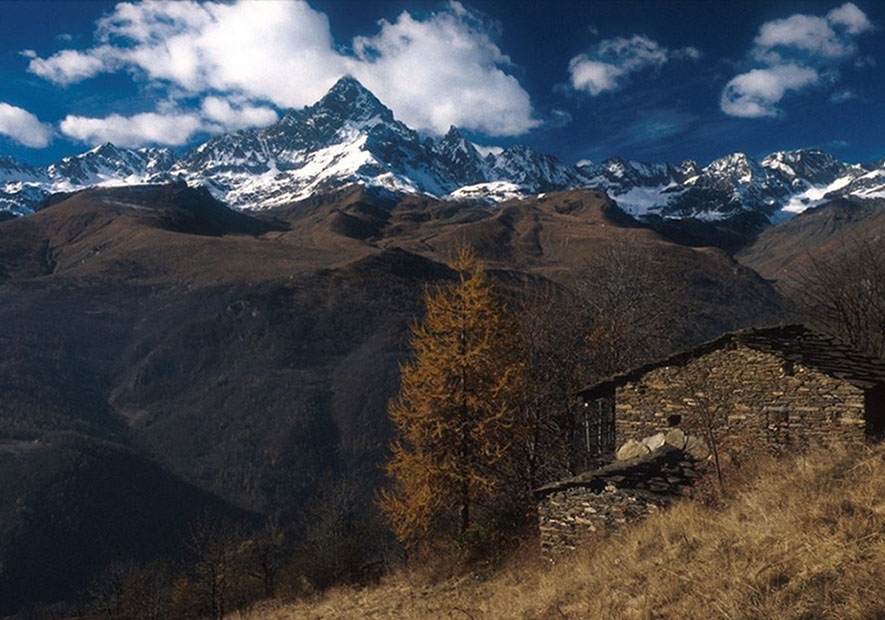 Valle Po, Ostana. Il bosco incantato di Ostana