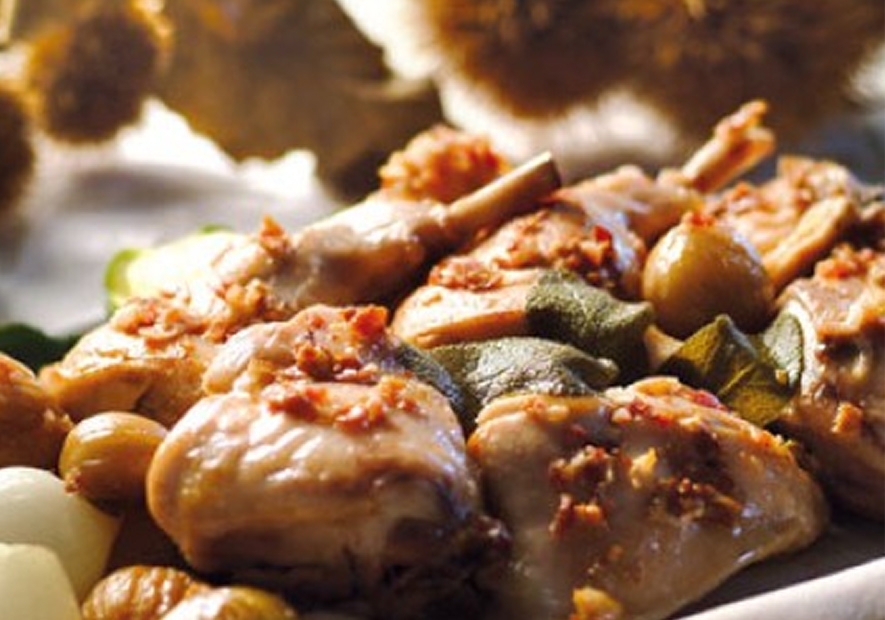 Coniglio alle castagne